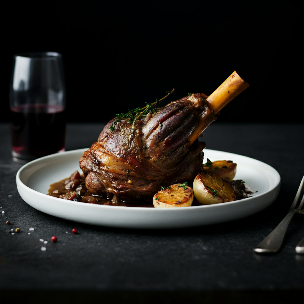 Slow-Braised Lamb Shanks